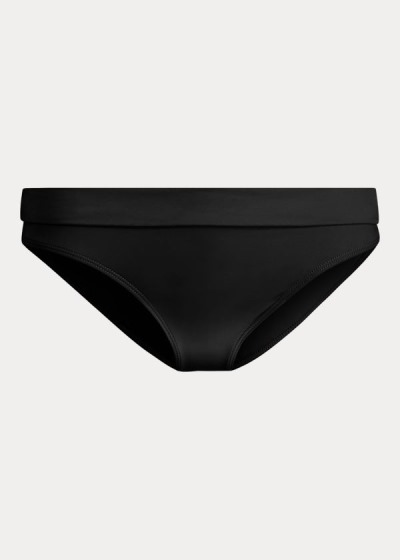 Fondo de Bikini Ralph Lauren Mujer Negros - Solid Hipster - FBDEV4870